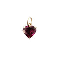 100% Natural January Birthstone Pendant - 14k Gold Rhodolite Garnet for Women - K Jewelry Accessories