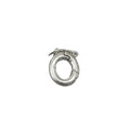 12 x 9 mm 925 Sterling Silver Clasp Oval - K Jewelry Accessories