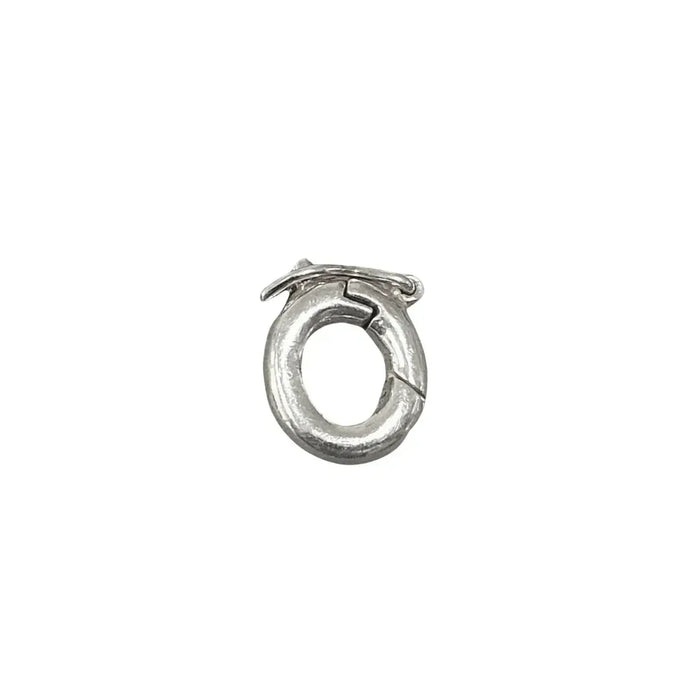 12 x 9 mm 925 Sterling Silver Clasp Oval - K Jewelry Accessories