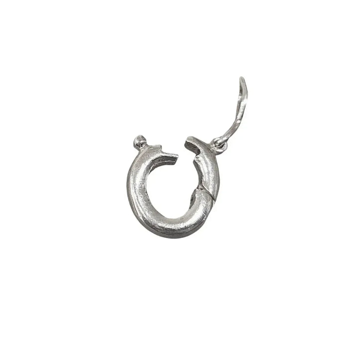 12 x 9 mm 925 Sterling Silver Clasp Oval - K Jewelry Accessories