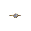 14k Gold Blue Schiller Rainbow Moonstone Ring, - K Jewelry Accessories