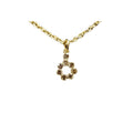 14k Gold Brown Diamond Pendant Necklace - K Jewelry Accessories