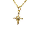 14k Gold Cross Diamond Pendant - K Jewelry Accessories
