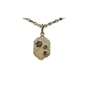 14k Gold Dainty Oxidized Necklace Star shape - K Jewelry Accessories