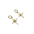 14k gold Diamond Charm Pendant Vector Star shape elegant - K Jewelry Accessories