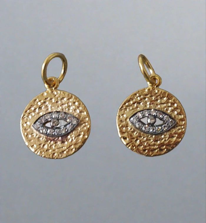 14k gold Diamond Pendant Elegant Evil eye Jewelry - K Jewelry Accessories