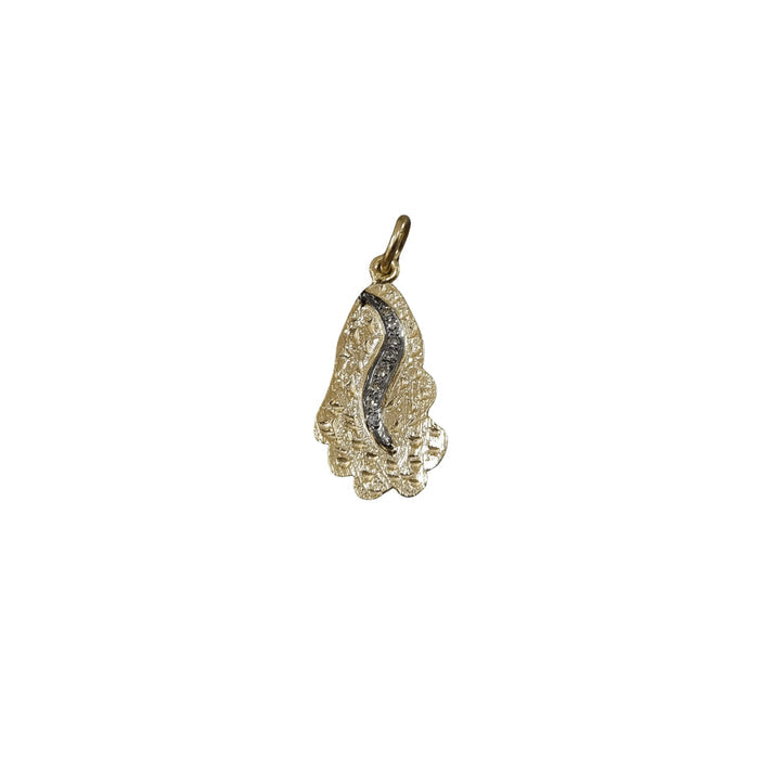 14K Gold Diamond Pendant Handmade - K Jewelry Accessories