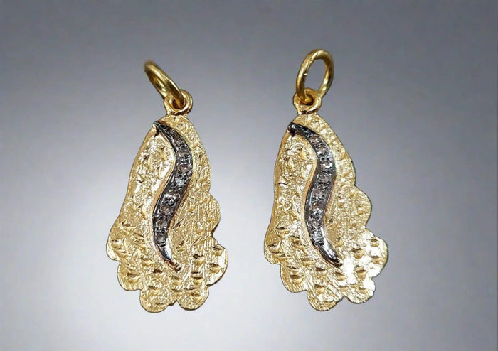 14K Gold Diamond Pendant Handmade - K Jewelry Accessories