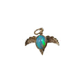 14K Gold Ethiopian Opal Bird Pendant Beautiful design - K Jewelry Accessories