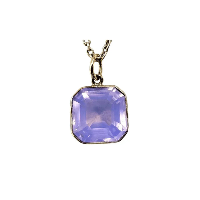 14k Gold Lavender Quartz Pendant Beautiful - K Jewelry Accessories