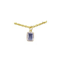 14k Gold Lavender Quartz Pendant Made with Natural Stones - K Jewelry Accessories