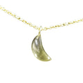 14k Gold Lemon Pendant- Natural Quartz - K Jewelry Accessories