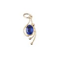 14k Gold Minimalistic Kyanite Pendant - K Jewelry Accessories