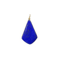 14k Gold Natural Lapis Lazuli Kite Shape Pendant - K Jewelry Accessories