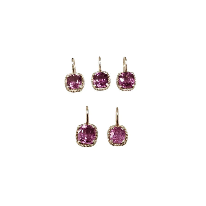 14k Gold Pink Spinel Pendant Charm - K Jewelry Accessories