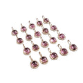 14k Gold Pink Tourmaline Charms Minimalistic - K Jewelry Accessories