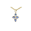 14k Gold Rainbow Moonstone Pendant Elegant - K Jewelry Accessories