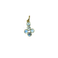 14k Gold Rainbow moonstone Pendant for women - K Jewelry Accessories