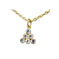 14k Gold Rainbow moonstone Pendant Jewelry For Women - K Jewelry Accessories