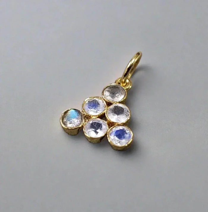 14k Gold Rainbow moonstone Pendant Jewelry For Women - K Jewelry Accessories