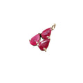 14k Gold Ruby Charm Pendant Natural Pink - K Jewelry Accessories