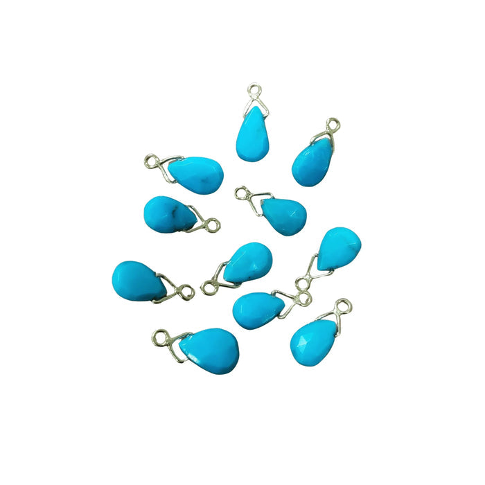 14k Gold Turquoise Pendant Sleeping Beauty Charm - K Jewelry Accessories