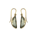 14k Green Amethyst Gold Earrings - K Jewelry Accessories