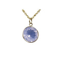 14k Lavender Pendant gold - Natural Quartz For Women - K Jewelry Accessories