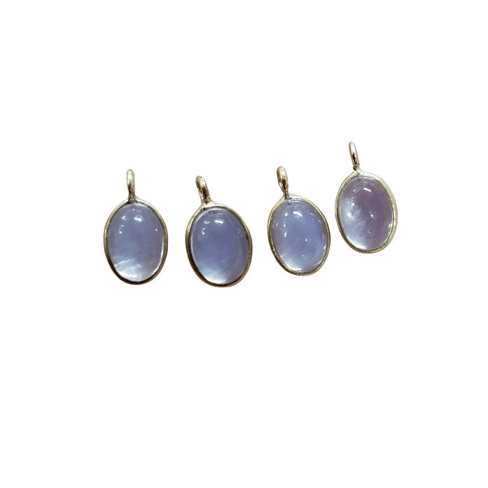 14k Lavender Quartz Charm Pendant for women - K Jewelry Accessories