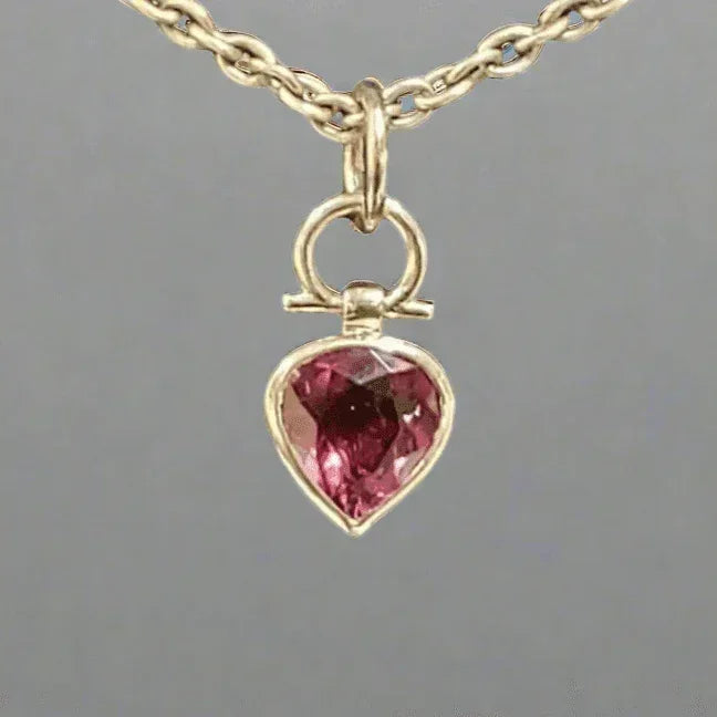 14k Pink Tourmaline Pendant Gold Designer - K Jewelry Accessories