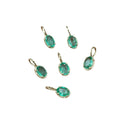 14k Zambian Emerald Gold Charm Pendant Minimalist - K Jewelry Accessories
