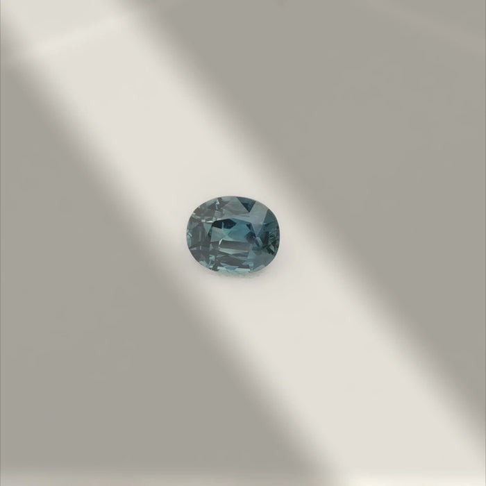 1.64 ct. Natural Teal Sapphire Oval Shape -#MP15
