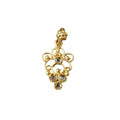 18k Diamond Pendant Gold Elegant design for women - K Jewelry Accessories