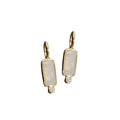 18k Gold Baguette Opal Charms - K Jewelry Accessories