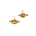 18k Gold Citrine Necklace Pendant Lips Shape Yellow Color - K Jewelry Accessories