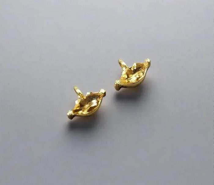 18k Gold Citrine Necklace Pendant Lips Shape Yellow Color - K Jewelry Accessories