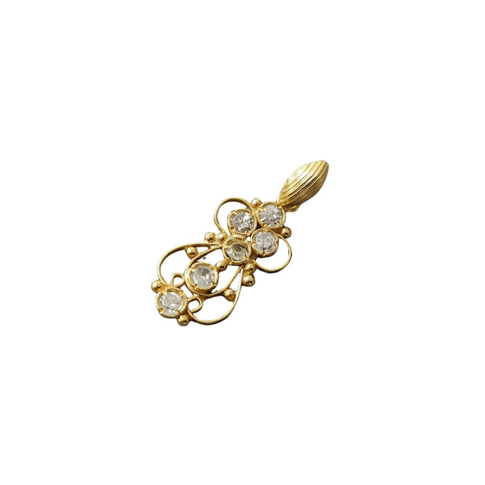 18k Gold Diamond Charms Pendant For Women - K Jewelry Accessories