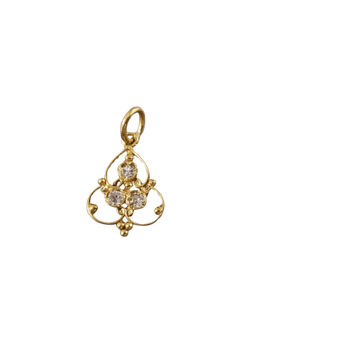 18k Gold Diamond Necklace Pendant For Women - K Jewelry Accessories