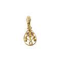18k Gold Diamond Necklace Pendant Jewelry Findings - K Jewelry Accessories