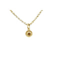 18k Gold Diamond Pendant for women Round Charms - K Jewelry Accessories