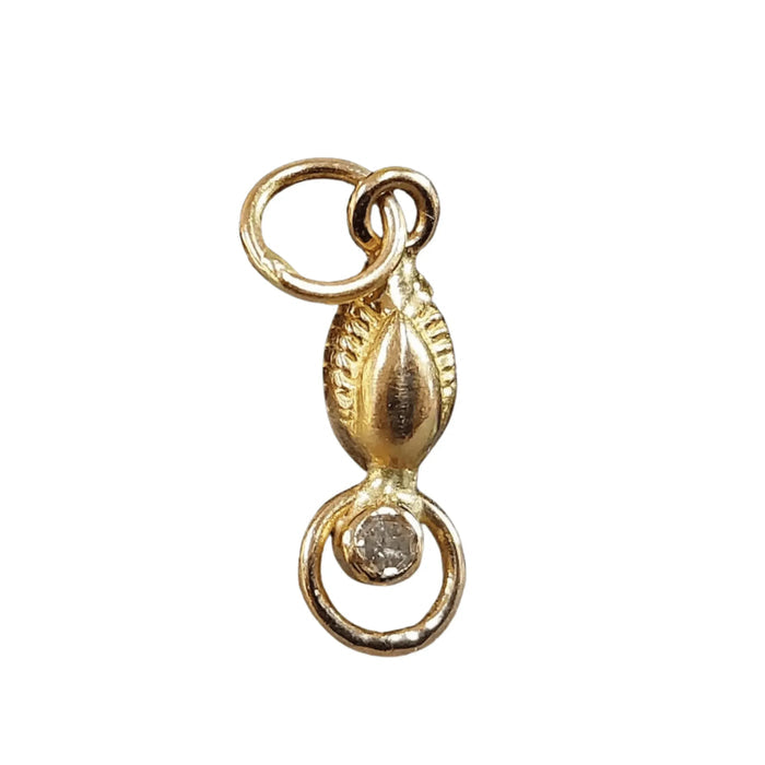 18k Gold Diamond Pendant Handmade Jewelry Findings - K Jewelry Accessories