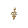 18k Gold Diamond Pendant jewelry findings gift for her - K Jewelry Accessories