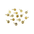 18K Gold Diamond Pendant Natural Charms round for women - K Jewelry Accessories