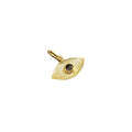 18k Gold Evil Eye Diamond pendant Designer jewelry - K Jewelry Accessories