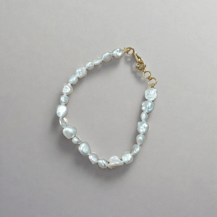 18k Gold Freshwater Pearl Bracelet - K Jewelry Accessories