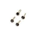 18k Gold Genuine Black Diamond Charm Necklace Beautiful - K Jewelry Accessories