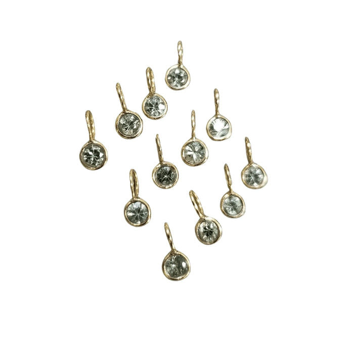 18k Gold Green Sapphire Pendant Charm jewelry for her - K Jewelry Accessories
