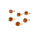 18k Gold Mexican Orange Opal Charm Elegant for her - K Jewelry Accessories
