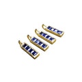 18k Gold Natural Blue Sapphire Charm Elegant Jewelry - K Jewelry Accessories