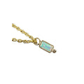 18k Gold Opal and Diamond Pendant Charm For Women - K Jewelry Accessories